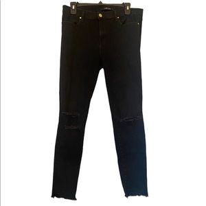 J Brand Cropped Skinny Blue Mercy Jeans